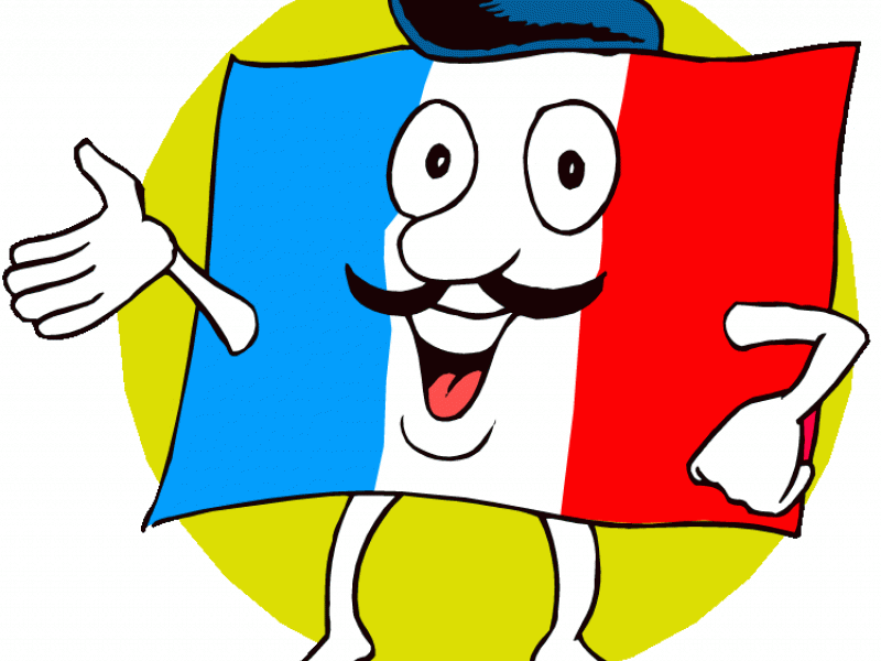  cartoon of the french flag
