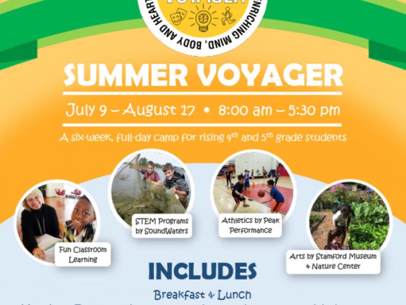 Registration Now Open for Summer Voyager Camp in Stamford!