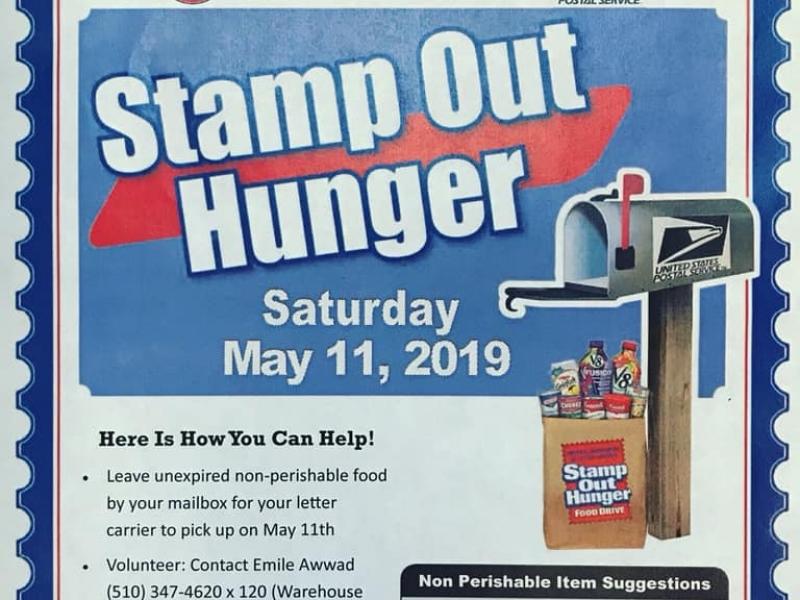 Davis Street Teams up with the US Post Office to Help Stamp Out Hunger