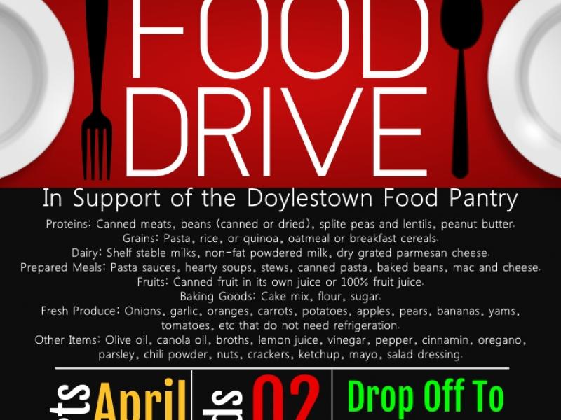 Community Food Drive Doylestown Pa Patch