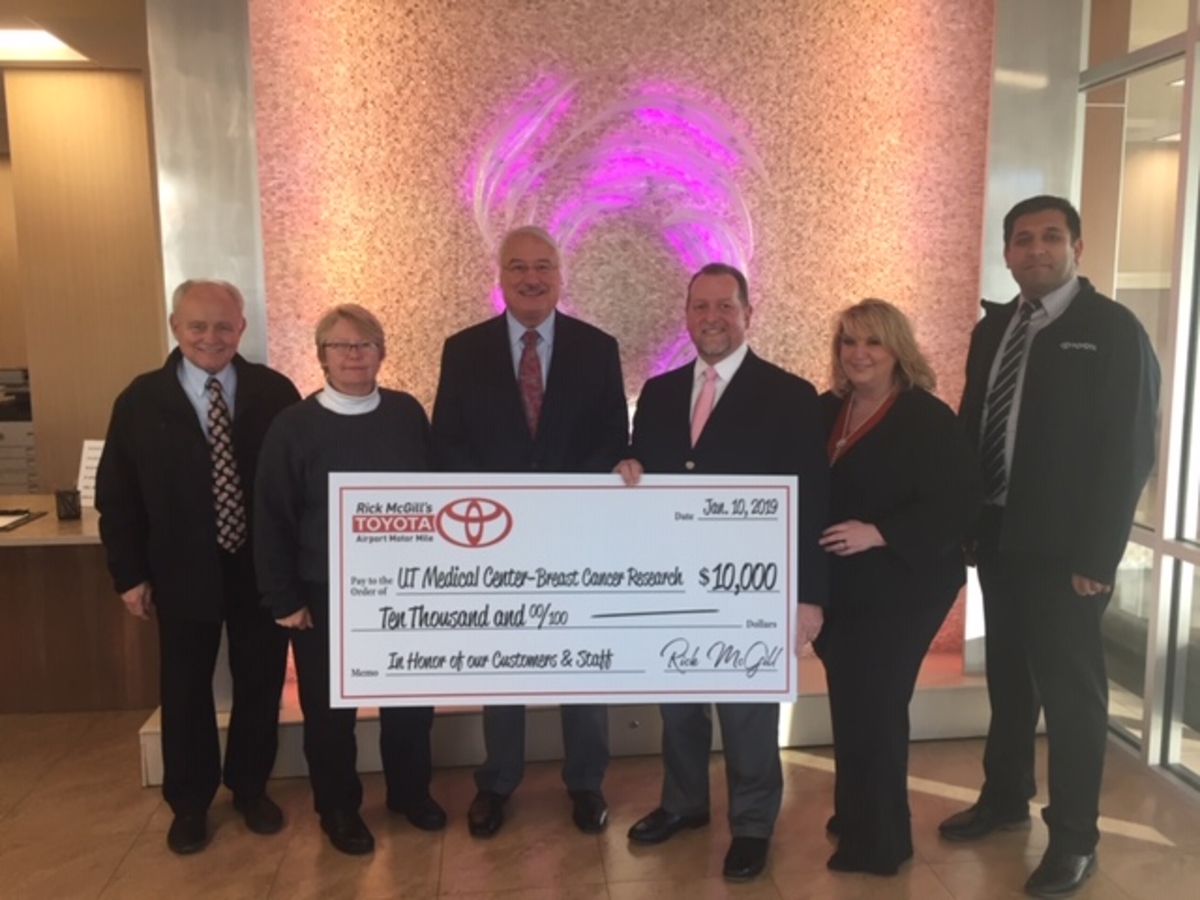 Rick Mcgill S Airport Toyota Donates 30 000 Over Past Three Years Rick Mcgill S Airport Toyota Donates 30 000 Over Past Three Years To Ut Medical Center Cancer Insute